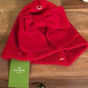 Kate spade red hat!!